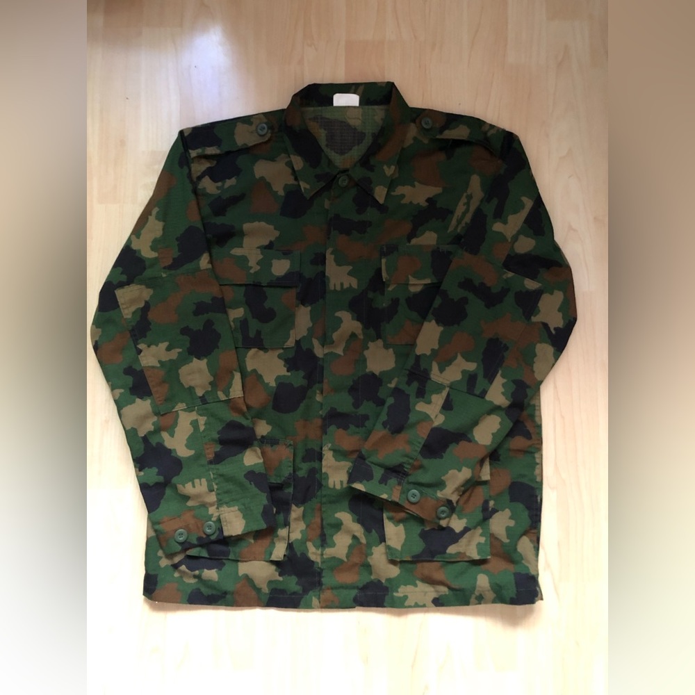 Nigerian Army Bdu Camo Jacket Woodland XLarge Regular